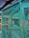 Large Entrance Gate Door in Vintage Green