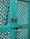 Large Entrance Gate Door in Vintage Green