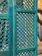 Large Entrance Gate Door in Vintage Green