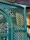 Large Entrance Gate Door in Vintage Green