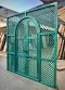 Large Entrance Gate Door in Vintage Green