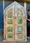 Gorgeous Arch Door Rustic Off White with Green