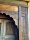 Antique Arch from India Full Carving Natural Wood Color