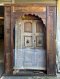 Antique Arch from India Full Carving Natural Wood Color