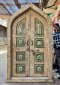 Gorgeous Arch Door Rustic Off White with Green