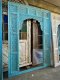 Indian Arch Gate Hand Carving Blue Color