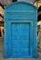 Antique Colonial Door with Carving