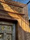 Amazing Antique Carved Door Full with Brass Suns