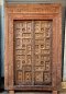 Amazing Antique Carved Door Full with Brass Suns