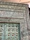 Antique Wooden Door with Brass and Carving