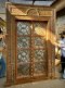 Gorgeous House Entry Door with Brass on Metal Plates