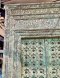 Antique Wooden Door with Brass and Carving