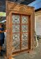 Gorgeous House Entry Door with Brass on Metal Plates