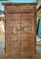 Solid Dark Wood Door Rustic Green Fine Carving