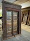 Solid Dark Wood Door Rustic Green Fine Carving