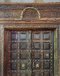 Unique Antique Door with Brass Around Carving