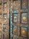 Fine Antique Door with Full Front Brass Decor