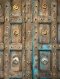 Fine Antique Door with Full Front Brass Decor