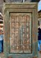 Fine Antique Door with Full Front Brass Decor