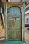 Vintage Green Solid Door