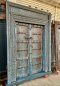 Vintage Blue Home Entrance Door