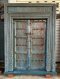 Vintage Blue Home Entrance Door