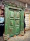 European Colonial Front Door with Carving