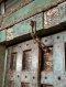 Antique Door with Ceramic Decor