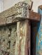 Distressed Green Full Carved Teak Entrance Door