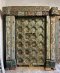 Distressed Green Full Carved Teak Entrance Door