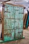 Vintage Light Blue House door with Iron Nails