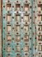 Vintage Light Blue House door with Iron Nails