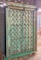 Vintage Light Blue House door with Iron Nails