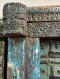 Magnificent House Door Rustic Blue Iron Decor