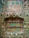 Old Door with Brass Flowers