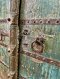 Old Door with Brass Flowers