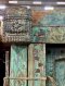 Old Door with Brass Flowers
