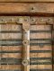 Vintage Indian Solid Wood Door with Brass Lock