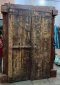 L40 Carved British Indian Door in Blue Color