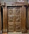 L40 Carved British Indian Door in Blue Color