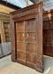 Solid Wooden Door Antique Pattern Decorated with Brass Pins