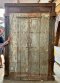 Solid Wooden Door Antique Pattern Decorated with Brass Pins