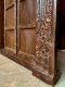 Solid Wooden Door Antique Pattern Decorated with Brass Pins