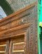 Elegant Antique Door with Shiny Brass Sheets Decor