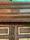 Elegant Antique Door with Shiny Brass Sheets Decor