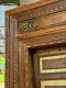 Elegant Antique Door with Shiny Brass Sheets Decor
