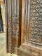 Classic Wood Door with Brass Decor