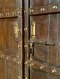 Solid Wooden Door Antique Pattern Decorated with Brass Pins