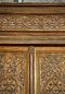 Classic Wood Door with Brass Decor