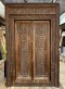 Classic Wood Door with Brass Decor
